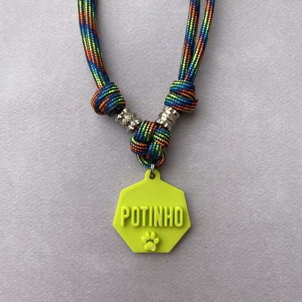 KIT Colar de Identificação + TAG 1 Cor | HEPTA